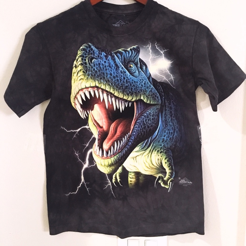 The Mountain Lightning Rex T-shirt Youth L NWOT